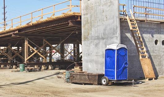 mobile restroom facilities for construction workers